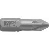 Skrutkovací bit Bosch Extra Hart PZ1, L 25 mm, 3 ks - 2607001554