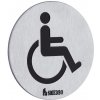 MPkovania SO - XTRA FS959 - Piktogram WC bezbariérové samolepiaci, NEM - nerez matná