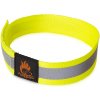 Firedog Reflexný obojok na suchý zips 30 mm 60 cm žltý