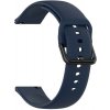 OEM Silikonový náramek pro chytré hodinky velikost L - 20mm (Amazfit, Samsung, Garmin, Honor, Huawei) Barva: Tmavě modrá