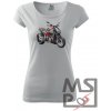 Dámske tričko s moto motívom 217 Diavel