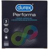 Durex kondómy s lubrikantom Performa 3 ks