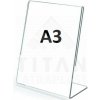 Plexi L - stojan A3 - na výšku