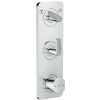Axor Citterio C - Termostatická batéria pod omietku, na 2 spotrebiče, chróm 49701000