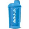 BioTech USA Shaker WAVE 600 ml, modrá