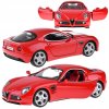 Kovové auto model Alfa Romeo 8C Competizione mierka 1:32 svetlo ZA4607