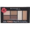 Rimmel London Mini Power Palette paletka očných tieňov, pery a líca 004 Pioneer 6,8 g