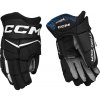 Hokejové rukavice CCM JetSpeed FT880 Black/White Junior 12 palcov