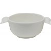 Clayre & Eef Biela keramická miska na polievku s krídlami Wings 14 x 10 x 5 cm