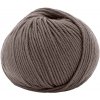 MAXI SOFT Lana Gatto MAXI SOFT: 20606 tmavá šedohnedá 100% merino vlna