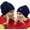 Fashionweek Dámska zimná čiapka BEANIE šmoulinka ZIZI-A4 Farba: námornícka modrá