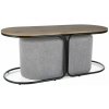 Wilsondo Konferenčný stolík okrúhly s taburetmi DUAL