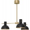 Luminex | Luster na tyči ESTATE MINI 3xE27/15W/230V čierna | LU4289