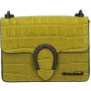 Dámska kožená crossbody kabelka Marina Galant Elsse - žltá