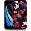 Picasee silikónový čierny obal pre Apple iPhone SE 2020 - Dark Meadow