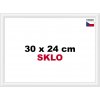 BFHM Plastový rám 30x24cm biely