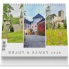 Stolní kalendář Hrady a zámky 2026 (CZ)