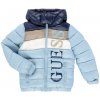 Guess Hooded Padded Ls Puffer W/Zip modrá
