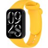 PROTEMIO 71862 BUTTERFLY Silikónový remienok pre Xiaomi Smart Band 8 Pro žltý