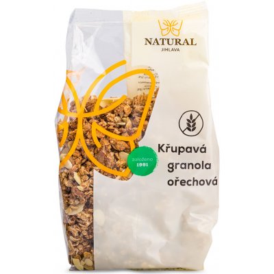 NATURAL JIHLAVA Chrumkavá granola orechová 300g