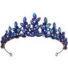 B-TOP Vintage korunka do vlasov s kryštálmi Druh barvy: Modrá