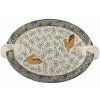 Bloomingville Tácka z kameniny 25x34 cm Hezha - Bloomingville Keramická servírovacia tácka Hezha Blue