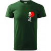 Judo Japan vlajka - Tričko extra veľké (5-8XL) - 5XL ( Fľaškovozelená )