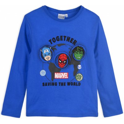 Avengers Saving The World chlapčenské tričko modré
