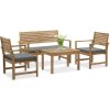 Focus Garden Focus OTTO CAFFE 3+1 záhradné sedacia súprava, akáciové drevo 007285, NOVINKA