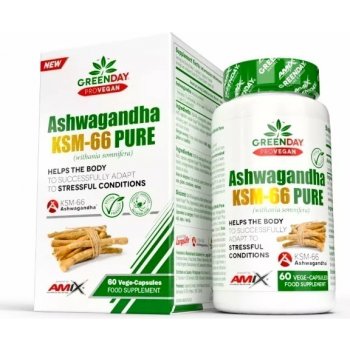 Amix Nutrition ProVegan Ashwagandha KMS-66 Pure 60 kapsúl