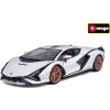 Bburago TOP Lamborghini Sián FKP 37 White/ černá BB11046BK 1:18