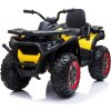 Detská elektrická štvorkolka Megacar XMX607, 4x45W, 1 x 12V 10Ah, žltá (detská elektrická štvorkolka )