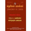 Aktualizace IV/1 2025 – Stavební zákon, o zadávání veřejných zakázek