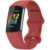 VSETKONAMOBIL 112695 SILICONE Vymeniteľný remienok pre Fitbit Charge 6 / Charge 5 červený