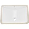 Umývadlo 530x375MM so špeciálnou glazúrou odolnou voči nečistotám, pod dosku