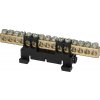 Mostík prepojovací 16mm2, 15-pól. DIN15 (63A/660V) čierna - 15/C (SEZ DK)