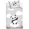 Carbotex Obliečka Obliečky do postieľky Panda na obláčiku pre dieťa biela 100 x 135 cm