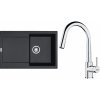 Set Franke MRG 611 + FS 3229 - Set drez MRG 611 onyx + batéria FS 3229.031 chróm