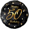 Godan Fóliový balón čierno/zlatý 50
