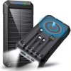 OXE Solárna Powerbanka, kapacita 33800 mAh-čierna