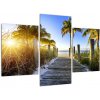 Moderný obraz do bytu - tropický raj (Obraz 90x60cm)