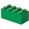 LEGO® Mini Box 4,6 x 9,2 x 4,3 cm tmavo zelená