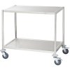 Servírovací vozík 2-policový 850x530x800 mm | STALGAST, 661040 inox