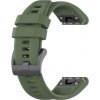 BStrap Silicone Carson remienok na Garmin Fenix 5s / 5s Plus / 6s / 6s Pro / 7s / 8 43mm, army green
