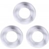 Triple Donuts Clear Sada erekčních kroužků