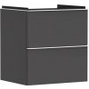 Hansgrohe Xelu Q Umývadlová skrinka, 63x58x50 cm, 2 zásuvky, matná sivá/matná biela 54024700-HG