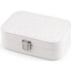 Malá šperkovnica 10x15x5 cm - 1 ks 1 biela