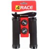 Gripy 4RACE 2x Lock 130mm čierne