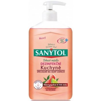 Sanytol dezinfekčné mydlo do kuchyne grapefruit & svieži citrón 250 ml