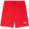 Pánske futbalové šortky Puma, TEAMGOAL SHORTS Červená,Biela M
